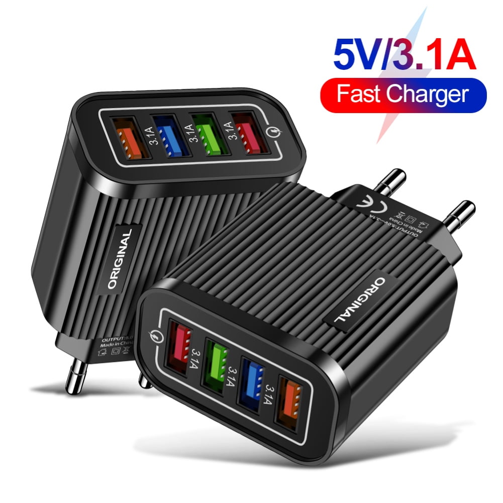 Limei Fast Charging 3 0 Wall Charger 4 Ports USB Wall Charger 3 0 USB Charger with Fast USB