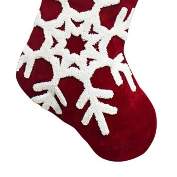 Limei Fireplace Boots Eye-catching Elk Pattern Christmas Stockings Decor Long Lasting Excellent for Home
