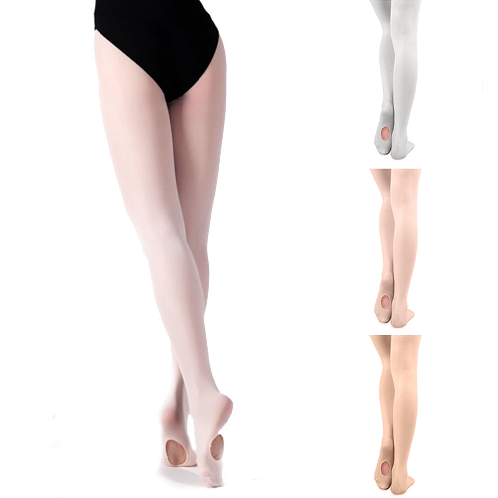 Limei Girls Ballet Dance Tights Convertible Ballerina Dancing Leggings for  Girls Women Performance Stockings 
