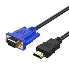 Rankie HDMI to VGA Male to Male Cable Compatible with Computer Desktop Laptop PC Monitor Projector HDTV and More 6 Feet Walmart