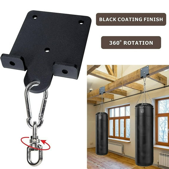 Limei Heavy Punching Boxing Bag Hanger Wall-Mounted Hook Rustproof Strong Load-bearing 360-Degree Rotation Wall Ceiling Mount Wood Beam Hook Kit