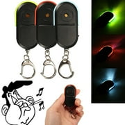 Limei Key Finder Tracker, LED Light Torch Remote Sound Control Lost Key Finder Locator, Keychain Whistle Item Locator Suitable for Seniors, Pets, Phone, Wallet, Handbag,Children Key Locator Device