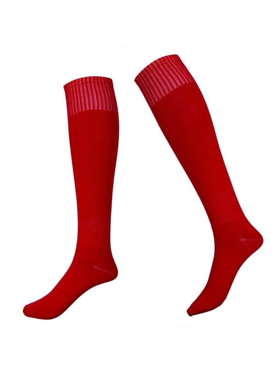 Limei Knee High Sports Socks for Men Women, Long Athletic Socks for Baseball Softball Football Soccer Running, Compression Style Tube Socks for Sports Training, School and Daily Wear