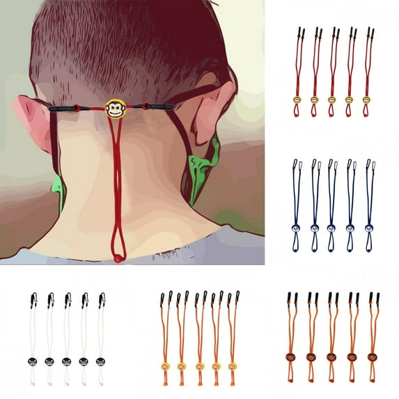 Limei Mask Strap Extender, Adjustable Ear Strap Extender , Reduce Stress and Pain Ear Protectors Wear Masks Suitable for Women Men Children Children