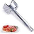 thumbnail image 1 of Limei Meat Tenderizer Tool, Heavy Duty Meat Mallet, Meat Hammer, Metal Meat Pounder, Stainless Steel Double Side Beaf Steak Mallet Meat Tenderizer Hammer, Small, 1 of 7