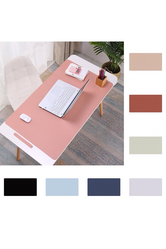 Limei Mouse Pad Mat Desk Pad Protecter Smooth Waterproof Large Pad Writing Gaming Desk Pad No Slip, 24" x 12", Beige