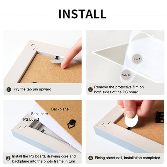 Limei Picture Frame Multi Purpose Fashion Photo Frame Display Exquisite Fashionable for Living Room