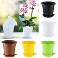 thumbnail image 1 of Limei Plastic Orchid Pots with Holes,Decorative Planter Pots for Indoor Outdoor Flower Plants,Herbs,Snake Plants and Succulents, 1 of 7