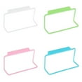 thumbnail image 1 of Limei Plastic Towel Bar Kitchen Cabinet Towel Rail Organizer Rack Towel Bar Rack for Hanging on Inside or Outside of Doors, Home Kitchen Bathroom, Hand Towels, Dish Towels and Tea Towels Pink, 1 of 6