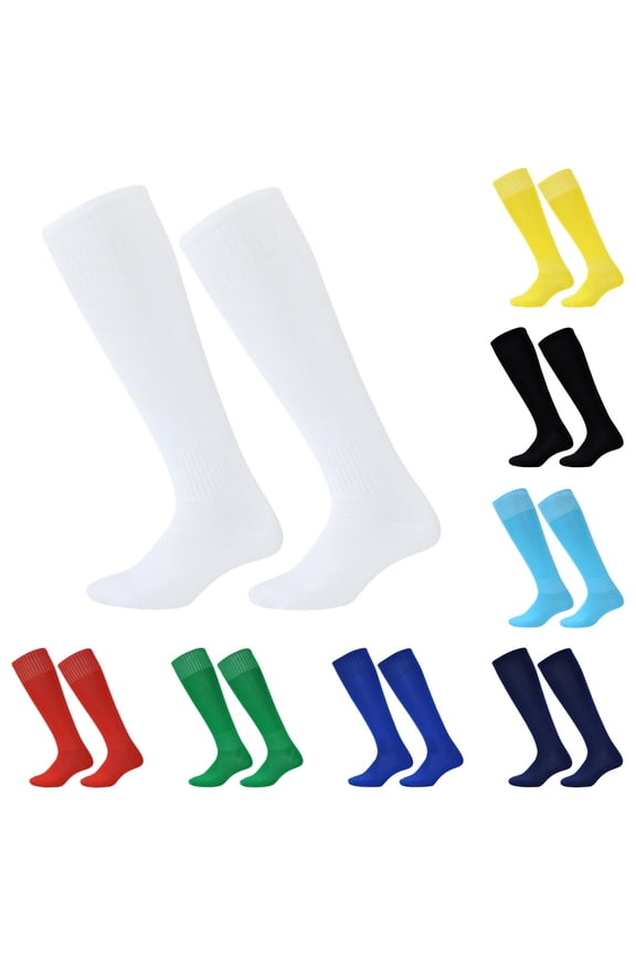 Polyester Baseball Football Soccer Volleyball Tube Sock (Sky Blue)