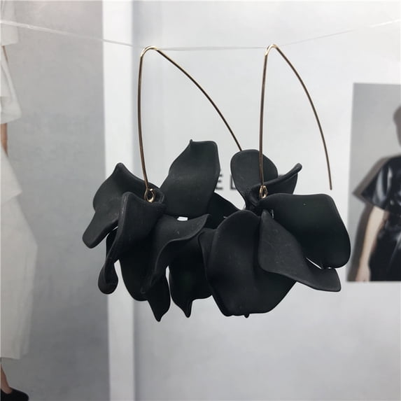 Limei Popular Drop Earrings Flower Jewelry Accessory Dress Up