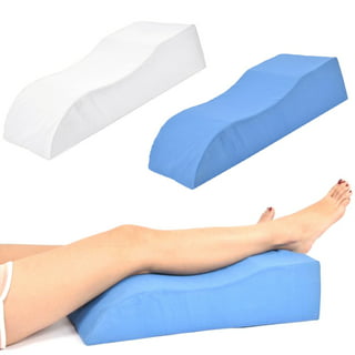 LightEase Post-Surgery Leg, Knee, Ankle Elevation Double Wedge Pillow,  Memory Foam Leg Elevating Pillow for Injure, Sleeping, Foot Rest, Reduce  Swelling