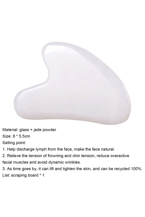 Practical Guasha Stone Reusable for Face Relieve Face Tension