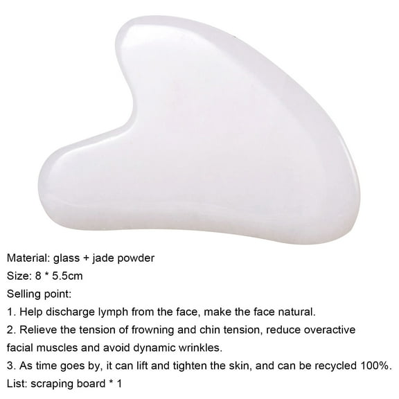 Limei Practical Guasha Stone Reusable for Face Relieve Face Tension
