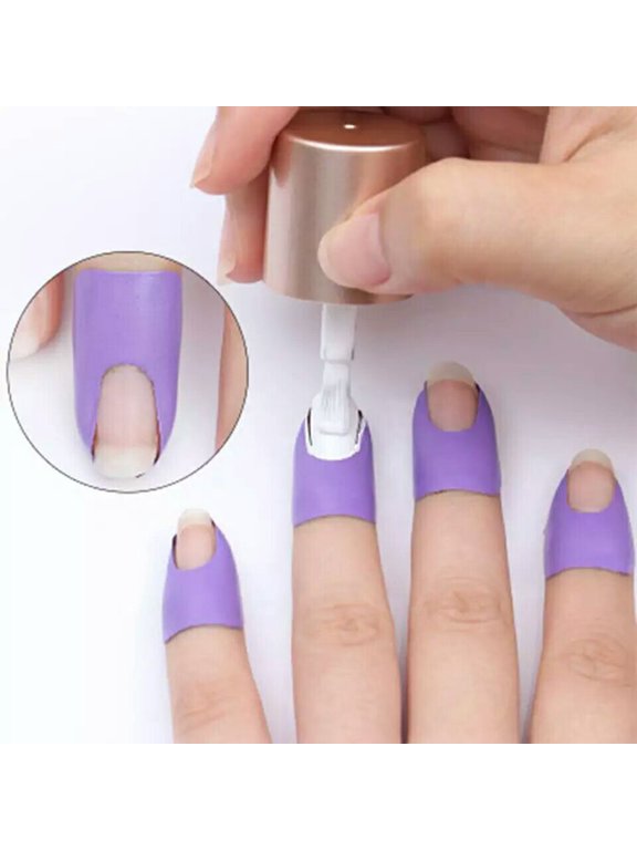 Practical Peel Off Nail Stickers Disposable for Nail Protective