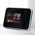 thumbnail image 1 of Limei Projection Alarm Clock, Smart LCD Display LED Backlight Projector Digital Weather Snooze Alarm Clock Max/ Min Temperature %26 Humidity Records Clock, 1 of 7