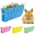 thumbnail image 1 of Limei Rabbit Hanging Feeder Grass Container Wall Mounted Manger Rack (Blue), 1 of 7