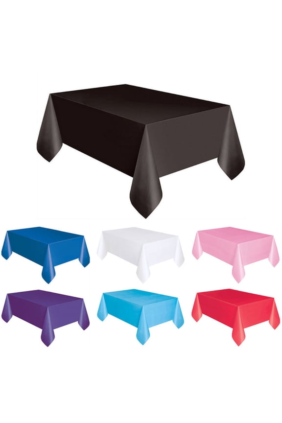 Rectangle Tablecloth - Water Resistant and Spillproof Dining Room Washable Fabric Table Cloth for Dining Room, Polyester, 72 x 54 Inch