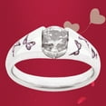 thumbnail image 1 of Limei Ring Butterfly Pattern Jewelry Accessories Alloy Cubic Zirconia Finger Band for Women, 1 of 6