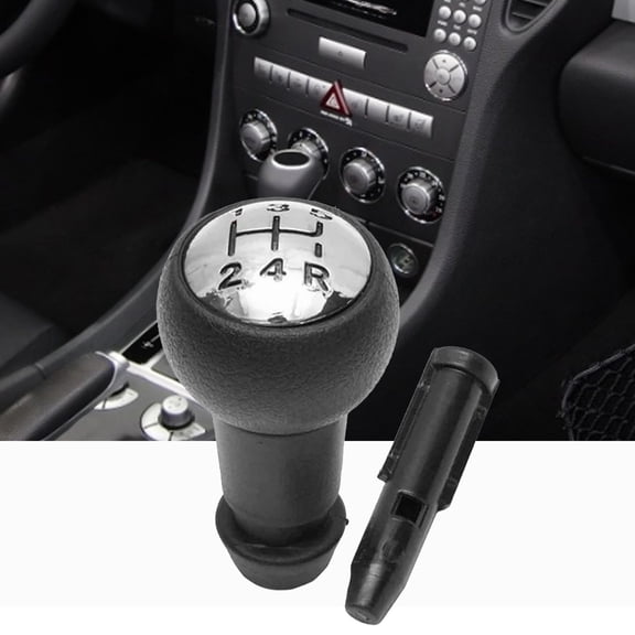 Limei Shifter Knob, 05 Shift Knob Car 5 Speed Shifter Knob Electric Turbo Simulator Compatible for Focus Mondeo MK3 Mustang S-MAX Galaxy ( Color : Black )