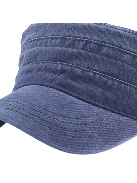 Simple Cadet Hat Flat Top for Hiking Sun Protection