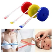 Limei Soft Automatic Retractable Tape Measure.60inch/150cm Body Waist,Tailor Sewing Craft, Cloth Fabric Measurement Digital Tape,Mini Collectible Pocket Kids Measuring Tape ToolRandom Color