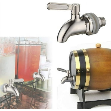 Limei Stainless Steel Beverage Dispenser Replacement Faucet Tap Spigot for Homebrew Barrel Fermenter Wine Beer Beverage Juice Dispenser Spigot
