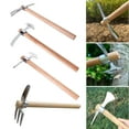 thumbnail image 1 of Limei Stainless Steel Double Headed Pickaxe with Wooden Handle Loosening Soil Digging Multifunctional Mattock Pickaxe Gardening Tools, 1 of 8