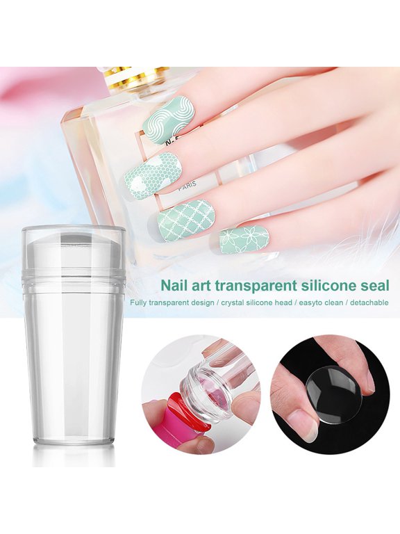 Stylish Manicure Stamper with Lid for Women Nail Design