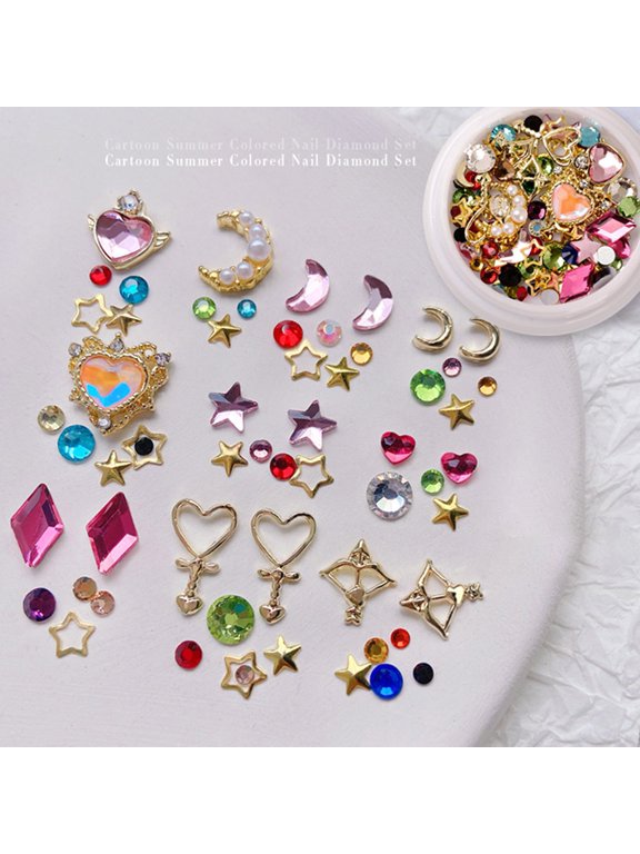 Stylish Nail Ornament Vivid Colors Birthday Gift Sufficient Quantity