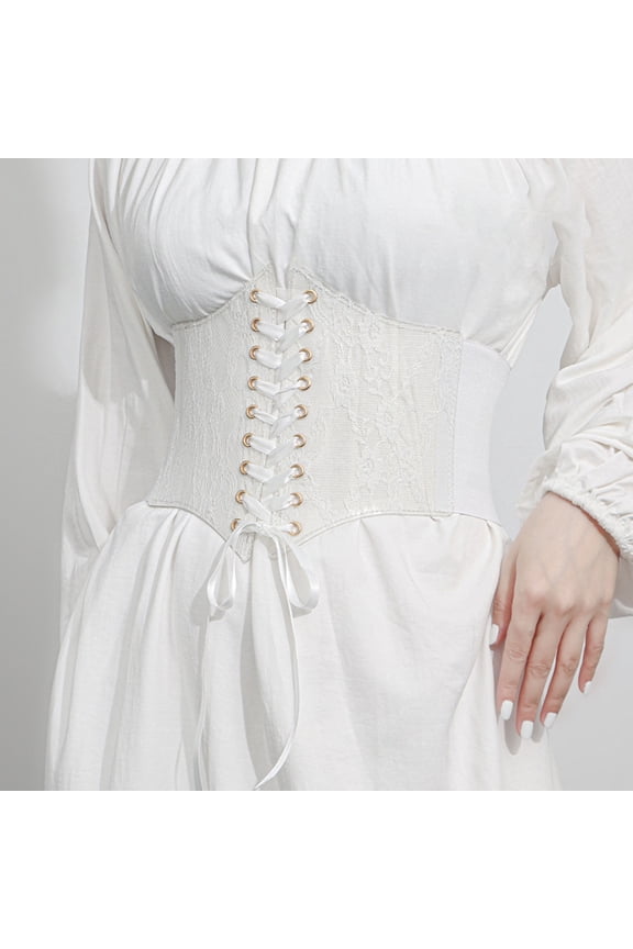 Stylish Waist Corset See Through Waistband Thin