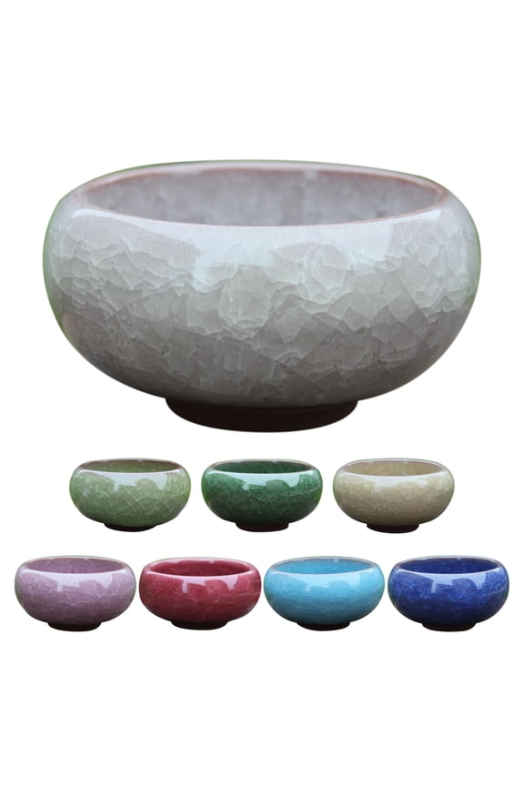 Succulent Pots - Mini YellowCeramic Succulent Planters or Small Plant Pots - Stylish Small Pots for Plants Ideal as Succulent Planter Pots