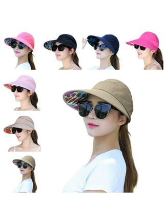Mchoice womens sun hats girls hats fishing hats Sun Protection Big Sun Hat  UV Protection Bike Running Sun caps