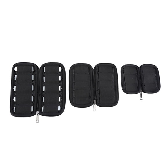 Limei USB Flash Drive Case - Soft Material Thumb Drive Holder case, USB Drive Holder Organizer, Portable Electronic Accessories Bag for USB Memory Stick with 6 Slots (4.7x3.5inch)