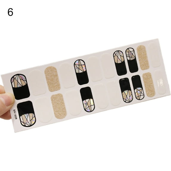 Limei Useful Nail Sticker Self-Adhesive for Women Vivid Images