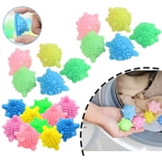 Limei Washer Balls,Reusable Tangle-Free Eco-Friendly Laundry Scrubbing Balls,Solid Colorful Laundry Washing Balls Enhance Your Machine Cleaning Power 20 Pcs