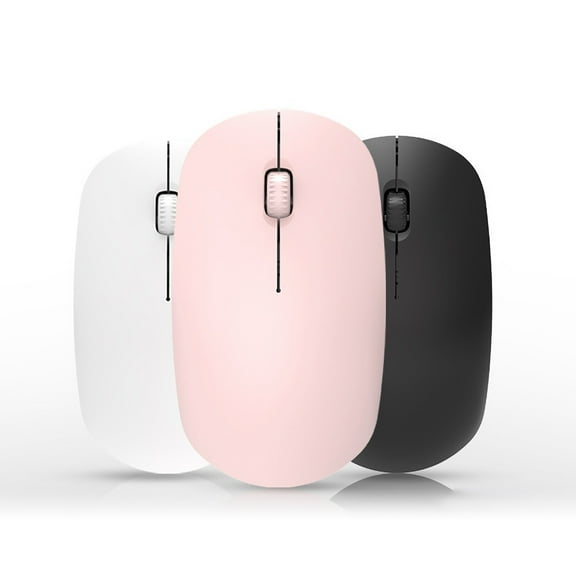 Limei Wireless Mouse, 2.4G Noiseless Mouse with USB Receiver - Portable Computer Mice for PC, Tablet, Laptop with Windows System - Black