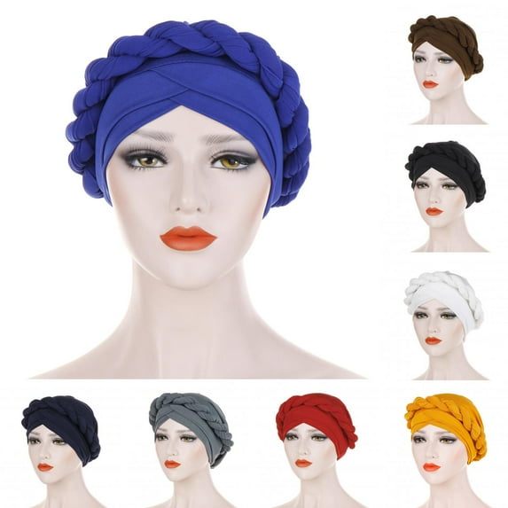 Limei Womens Turban, Women Beanie Thin, Beanie Hats for Women, Muslim India's Hat Turban Headwear (White)