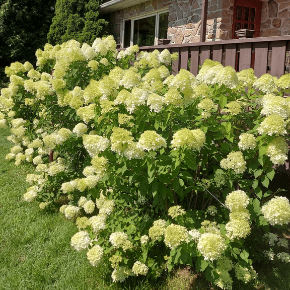Limelight Hydrangea Plant Live, Hydrangea Plant, Dormant Tree, White Flower, 3-5 inches Tall, 2.5 inch Pot for Growing