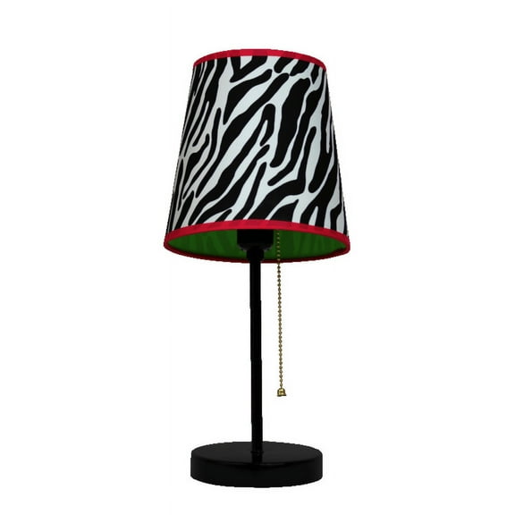 Limelights Zebra Fun Prints Funky Pattern Table Lamp