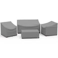 thumbnail image 1 of Limerenc Patio Furniture Covers, 4-Piece Outdoor Furniture Covers Waterproof for Patio Loveseat, Chair and Coffee Table, Gray, 1 of 8