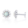 thumbnail image 1 of Limerencia G23 Hypoallergenic 18g Flat Back Stud Earrings Implant Grade Titanium Cartilage Piercing Studs for Men and Women, 1 of 8