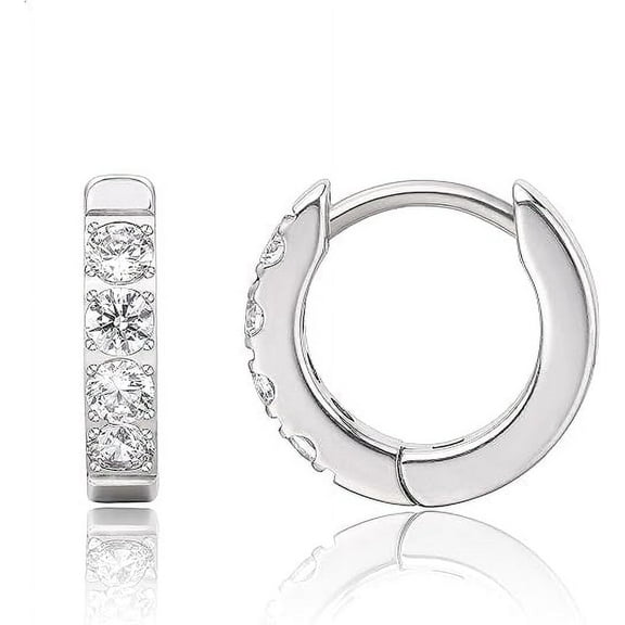Limerencia G23 Pure Titanium Hypoallergenic Hoop Earrings for Women Sensitive Ears (8mm)