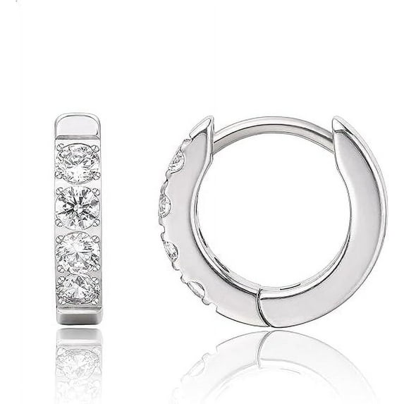 Limerencia G23 Pure Titanium Hypoallergenic Huggie Hoop Earrings for Women Sensitive Ears (10mm)
