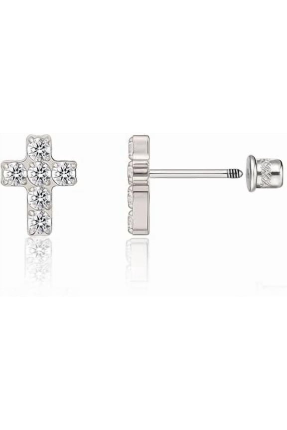 Limerencia Hypoallergenic G23 Titanium Screw Back Earrings Piercing Post for Women and Men Sensitive Ears