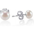 thumbnail image 1 of Limerencia Hypoallergenic Titanium Earrings for Women Pearl Studs Earrings , 8-8.5 mm, Titanium, 1 of 7