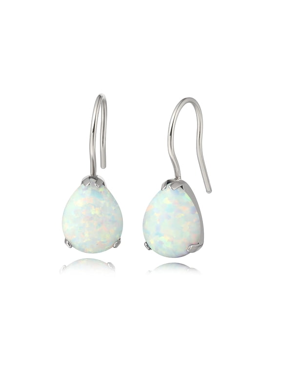 Limerencia Hypoallergenic Titanium Jewelry Water Drops Cubic Zirconia/Opal Earrings for Sensitive Ears Women