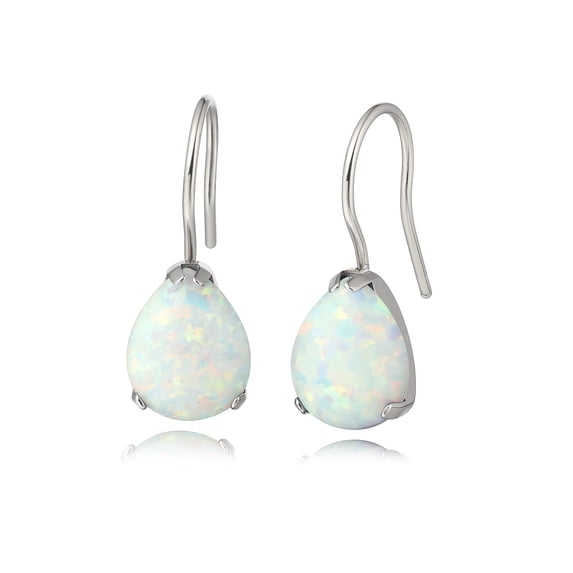 Limerencia Hypoallergenic Titanium Jewelry Water Drops Cubic Zirconia/Opal Earrings for Sensitive Ears Women