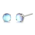 thumbnail image 1 of Limerencia Titanium Hypoallergenic Stud Earrings, Moonstone Earrings for Men and Women, 1 of 7