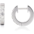 thumbnail image 1 of Limerencia Titanium Jewelry Hoop Earrings, 5A Cubic Zirconia, Titanium, for Women Sensitive Ears, 1 of 7
